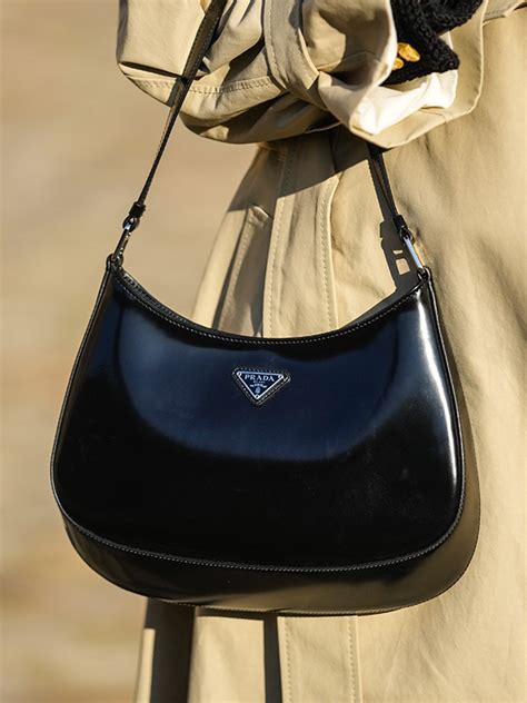 prada cleo shoulder bag dupe|Prada cleo hobo shoulder bag.